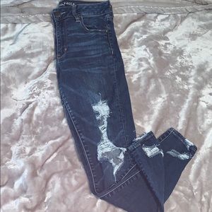American eagle holy jeans